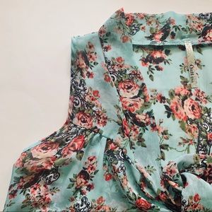 Floral Sheer Top